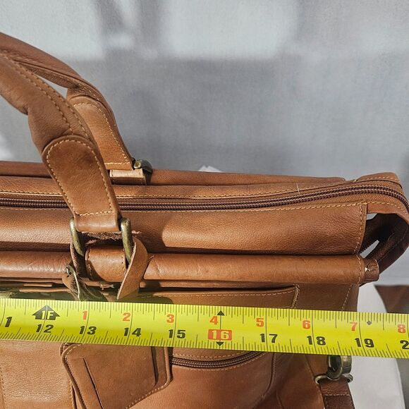 XL Leather Duffle Bag Travel Crossbody CDC Swag 2002 - Picture 8 of 11